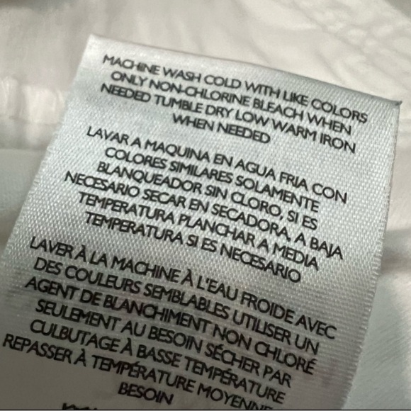 Style & Co. Denim White Jean Jacket Lightweight Denim Style - Picture 7 of 7